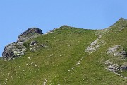 87 Sguardo indietro al Ponteranica centr. col sentierino di salita